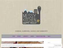 Tablet Screenshot of messykitchenhappybelly.com